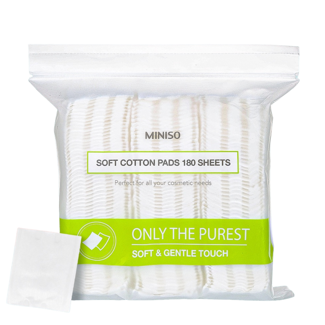 Bông tẩy trang Miniso Nhật Bản 100% cotton mềm mại ePharmacy