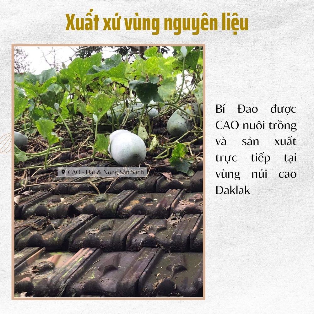 Trà bí đao CAO FOOD sấy khô tự nhiên - từ 100% trái bí đao già Đaklak dân trồng vô cơ