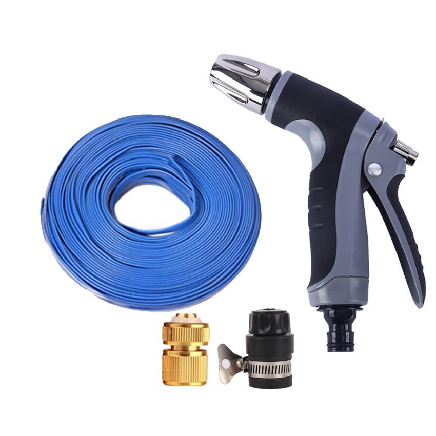 Bộ dây và vòi xịt tăng áp rửa xe tưới cây 10M  206817