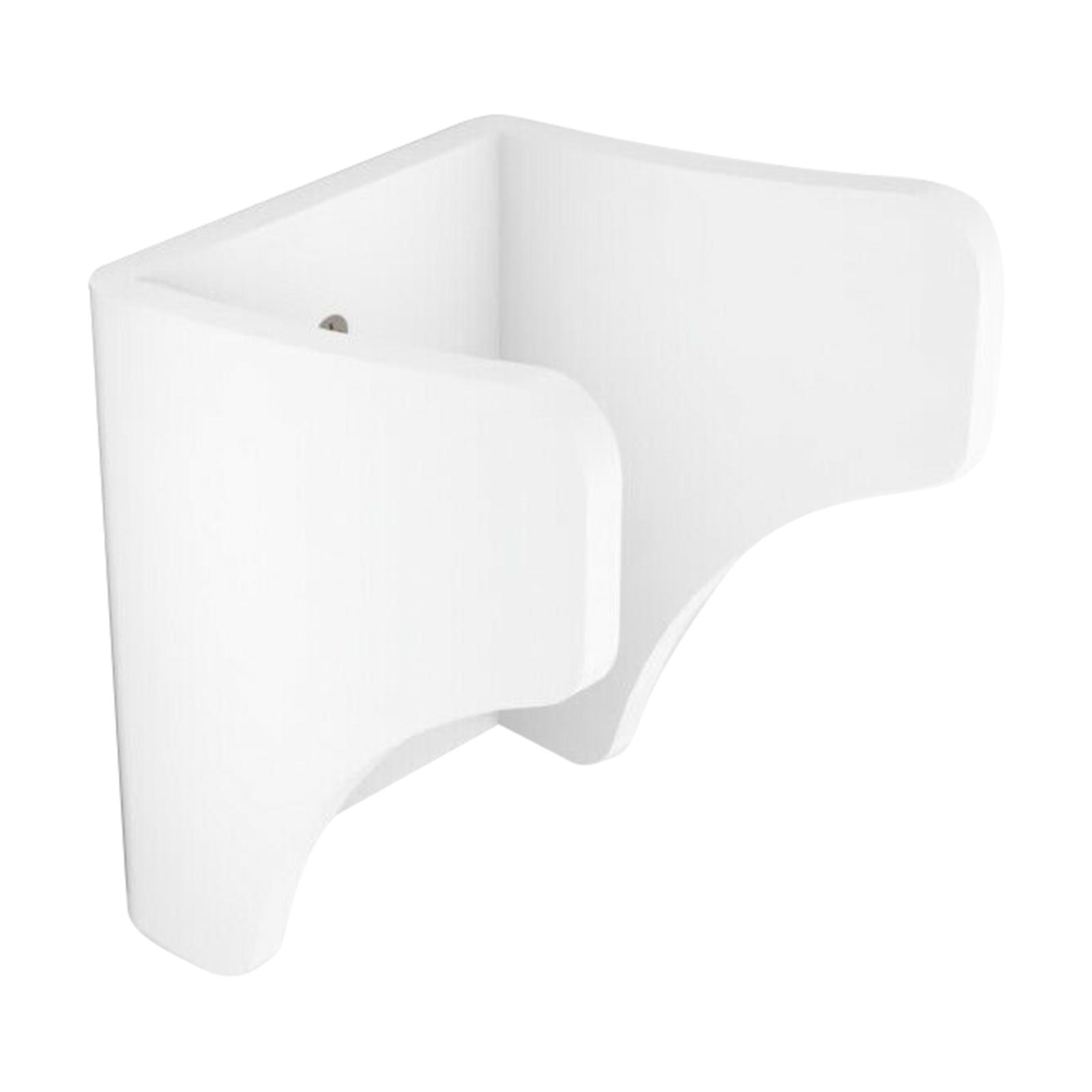 2 Pieces Guitar Wall Mount Hanger Guitar Hanger Wall Hook Holder Stand for Electric Wooden Guitar White