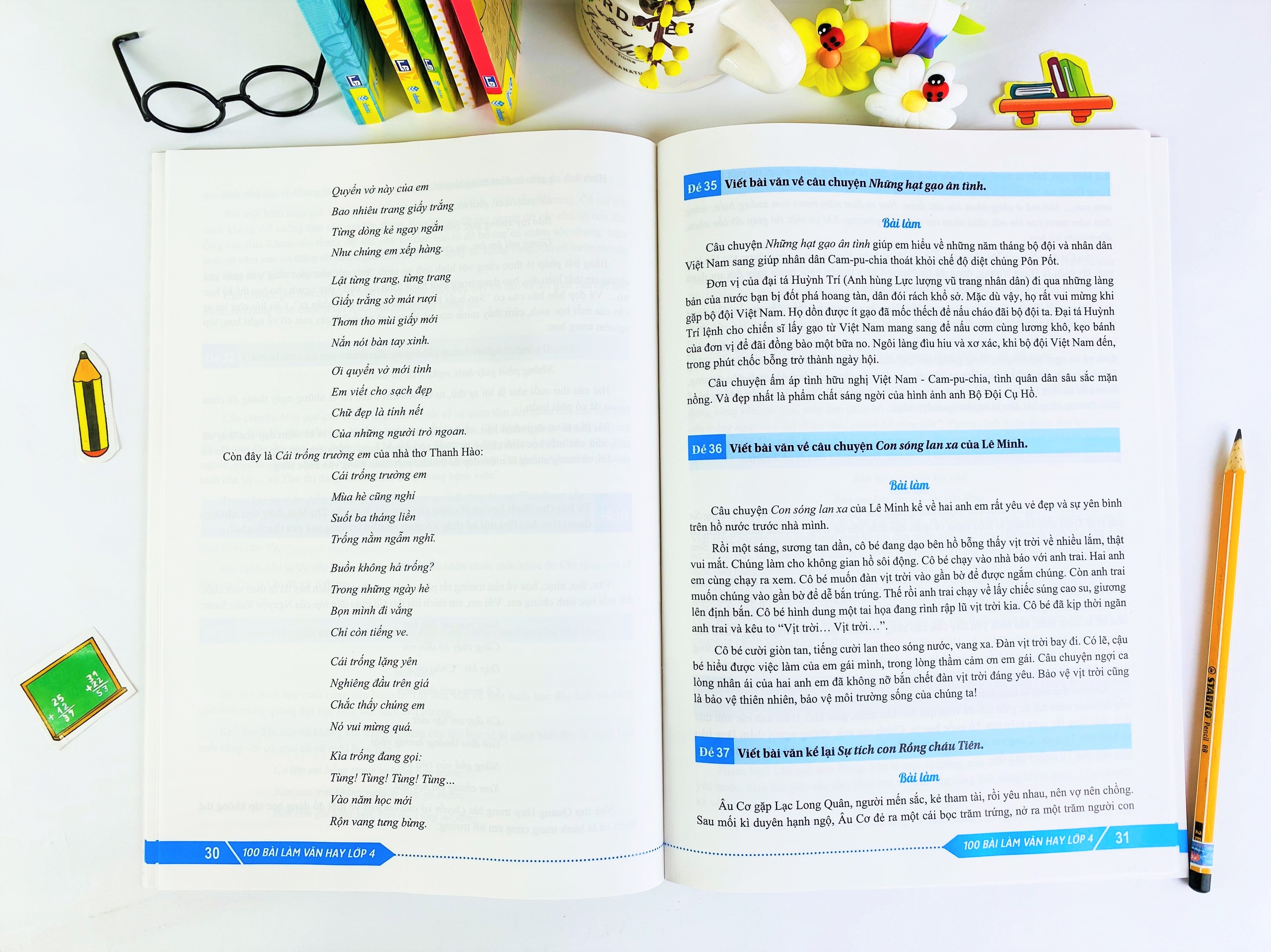 Sách - 100 Bài Làm Văn Hay Lớp 4 - ndbooks