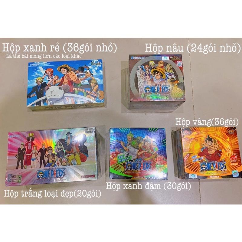 Hộp bài hải tặc one piece thẻ nhân phẩm 36 gói nhỏ