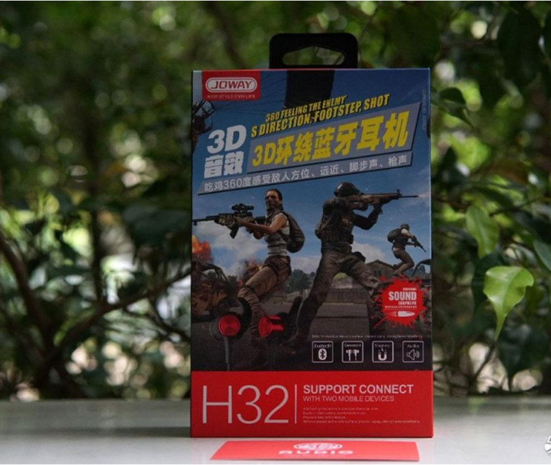 Tai nghe Bluetooth chuyên game di động PUBG, RULES OF SURVIVAL Joway H32 - Hàng Chính Hãng