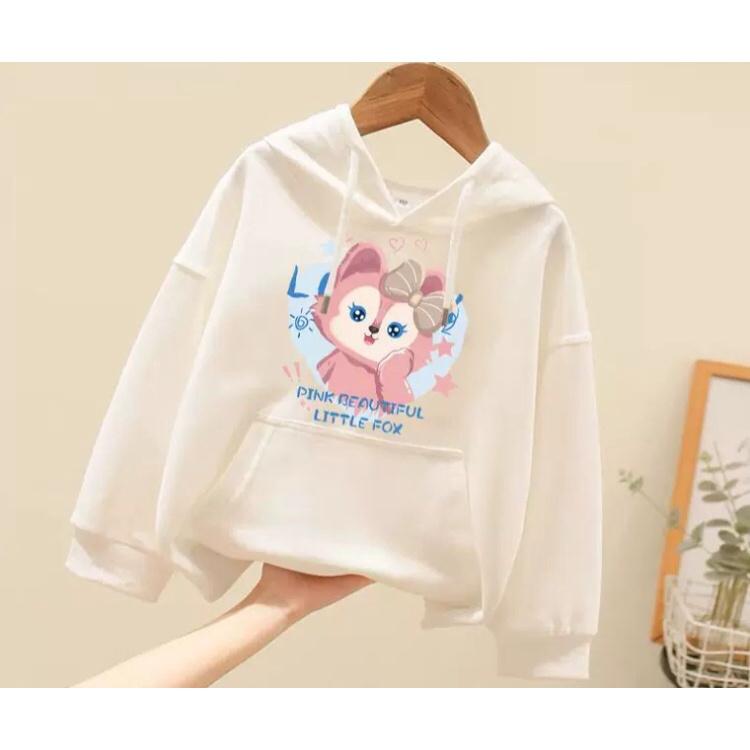 Áo hoodie cho bé gái gấu hồng đang iu từ 9 đến 35kg , chất nỉ bông siêu xinh