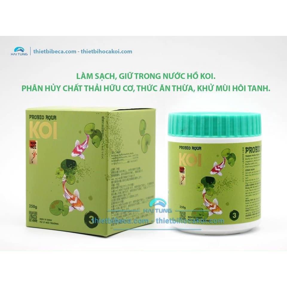 Chế Phẩm Số 3 -Vi sinh hồ Koi PROBIO AQUA, Phân hủy chất thải làm trong nước- AQUAKOI