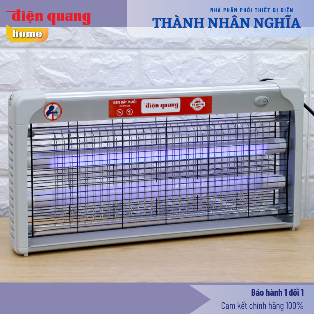 Đèn bắt muỗi Điện Quang ĐQ EML04L (640x65x250mm) - Công suất 10w, Phạm vi sử dụng 50m2