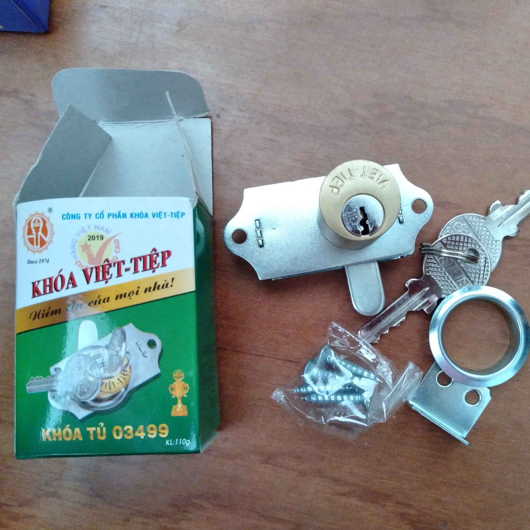 Khóa tủ 03499 Việt Tiệp