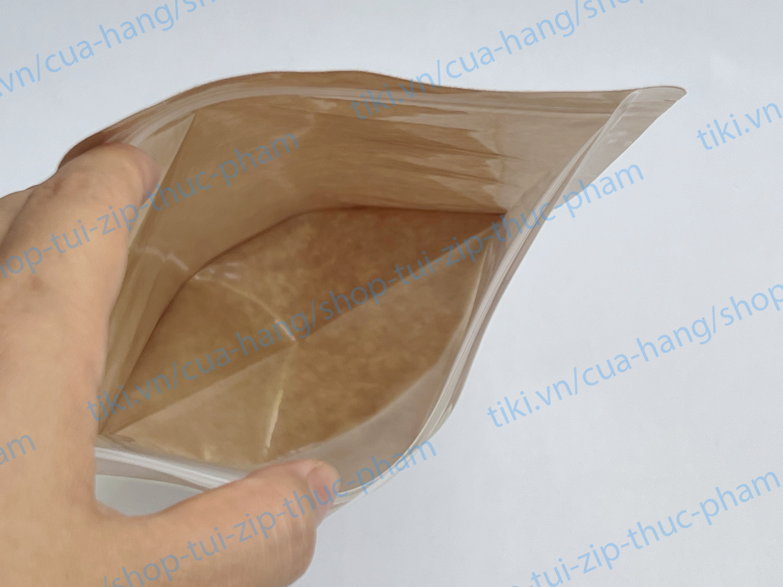 10 Túi Zip Giấy - Túi Zip zipper ziplock đáy đứng - Túi giấy đựng thực phẩm, túi đựng bánh kẹo