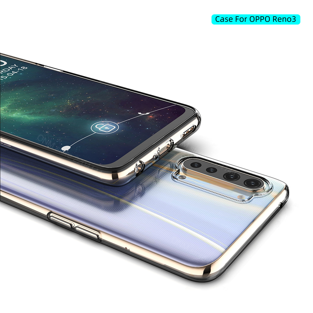 Ốp lưng dẻo silicon cho Oppo Reno 3 hiệu Ultra Thin siêu mỏng 0.6mm, chống trầy, chống bụi - Hàng nhập khẩu
