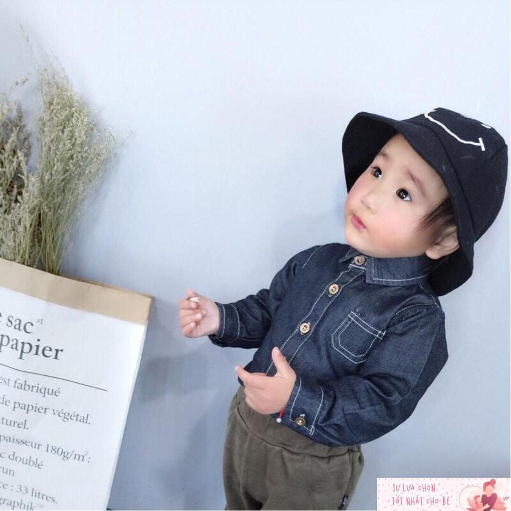 ÁO SOWMI JEAN BÉ TRAI CỰC XINH CHO BÉ 23-38KG