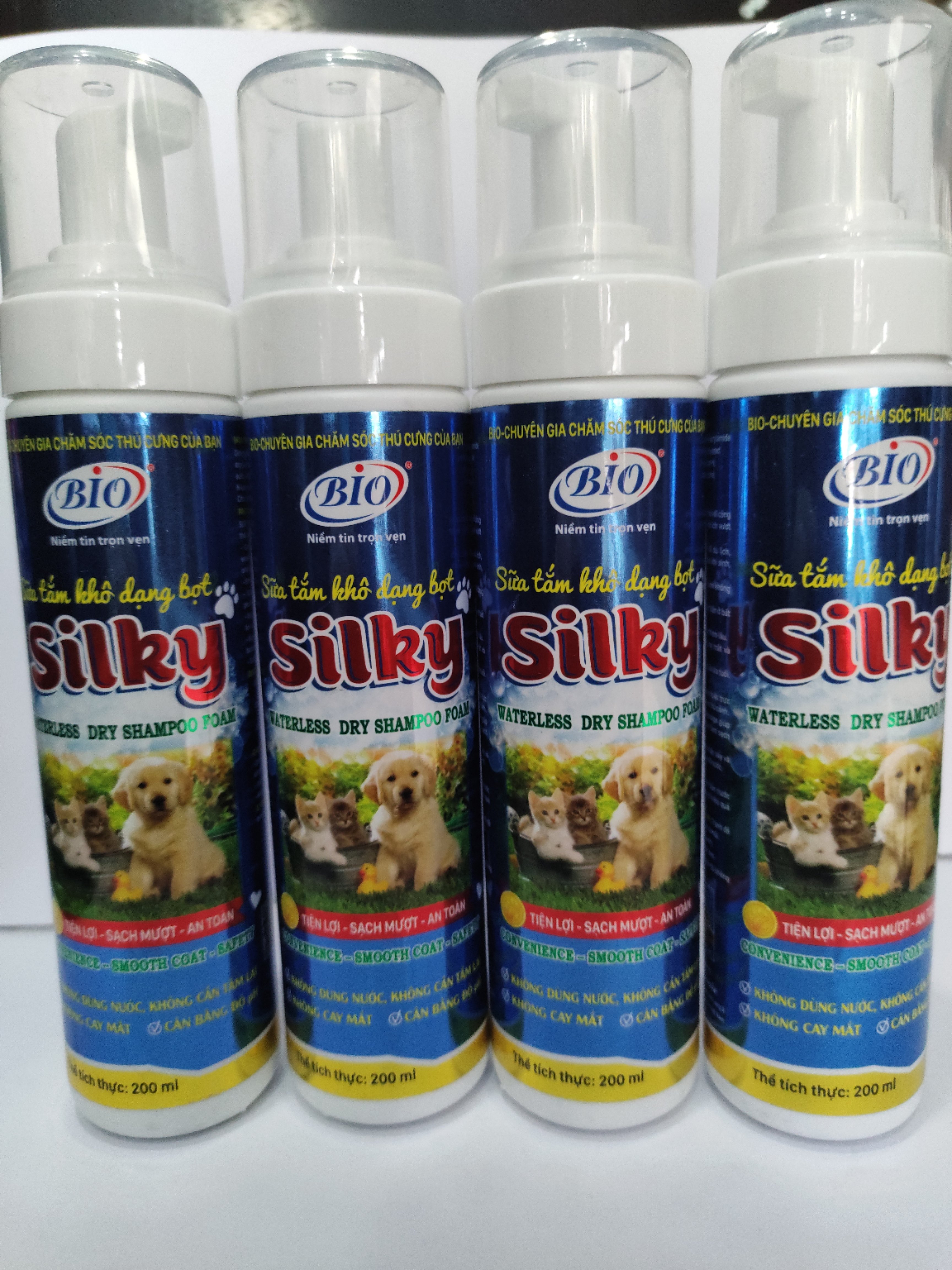 Sữa tắm khô dạng bọt SILKY