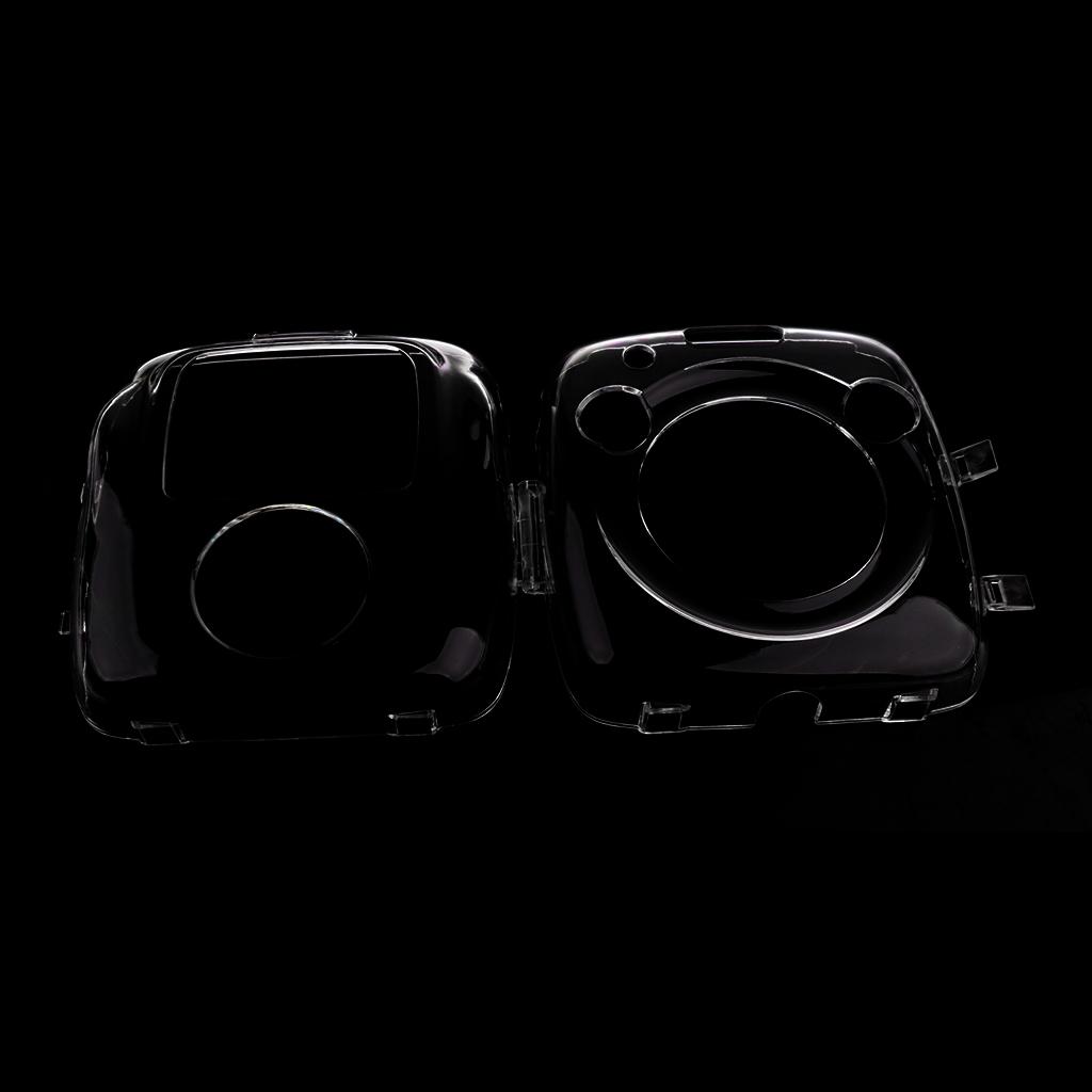Clear Hard Case w/Shoulder Strap for Instax Square SQ10 Camera