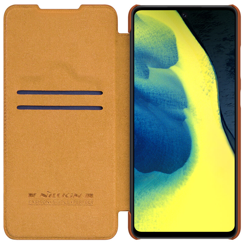 Bao da dành cho Samsung Galaxy A52 Nillkin QIN có ngăn đựng thẻ - Hàng Chính Hãng