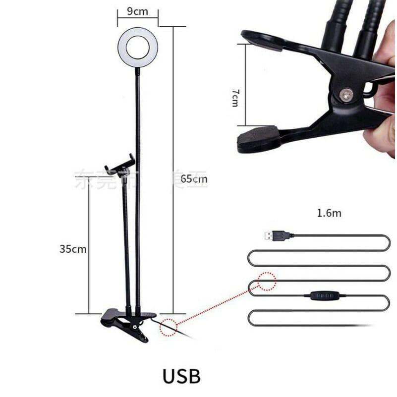 Đèn led livestream siêu sáng 2 IN 1