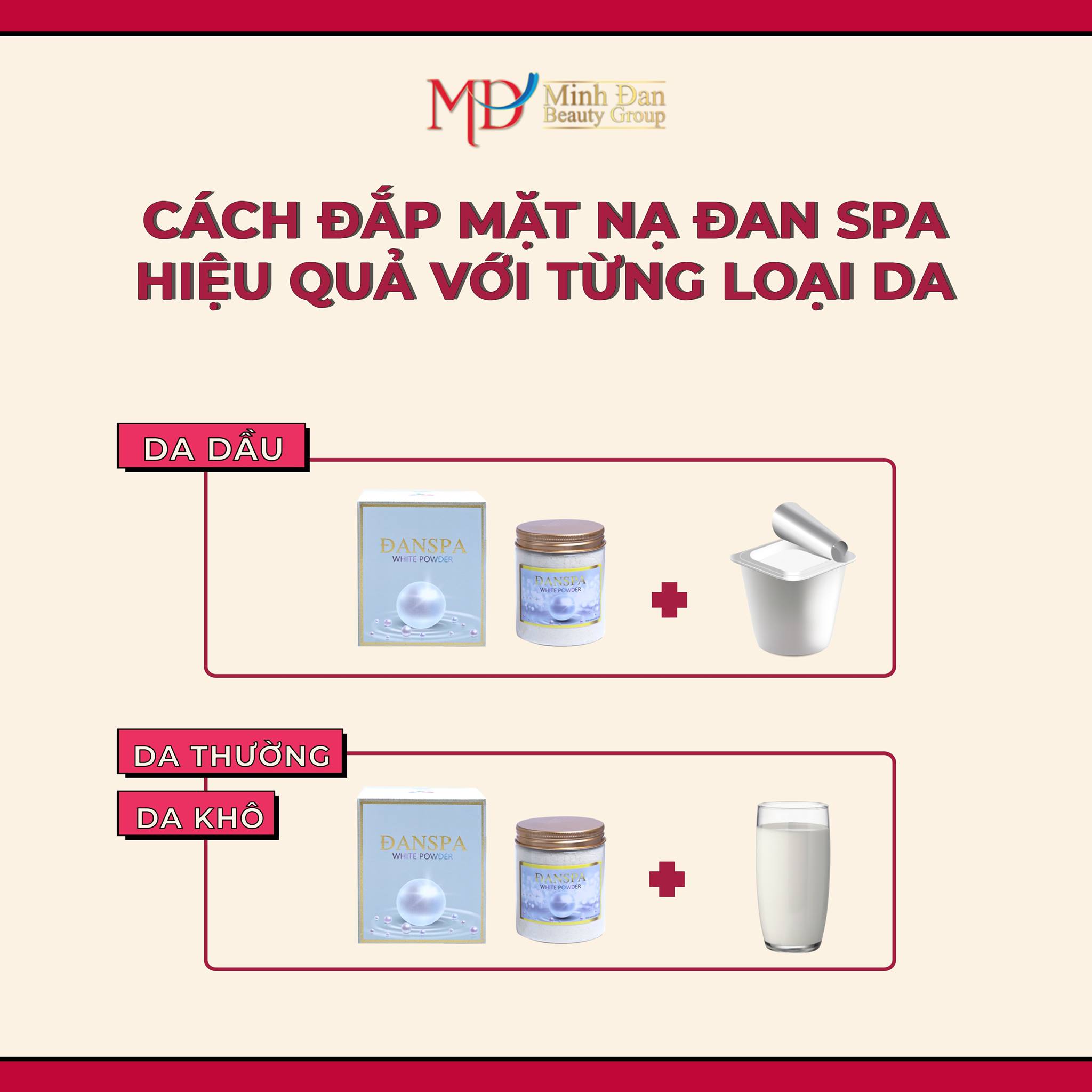 Bột đắp mặt nạ ĐanSpa White Powder Mask giúp làn da trắng sáng tự nhiên (120g)