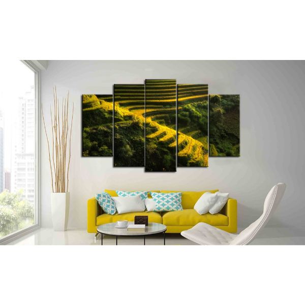 Tranh Ruộng Bậc Thang |Cánh Đồng Lúa Sapa |T3M-NEW-243