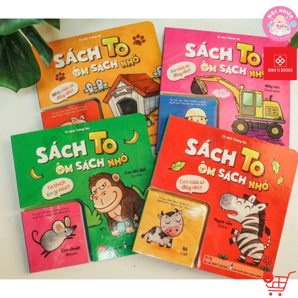 Sách - Bộ sách to ôm sách nhỏ dành cho trẻ 3-6 tuổi - Đinh Tị Books