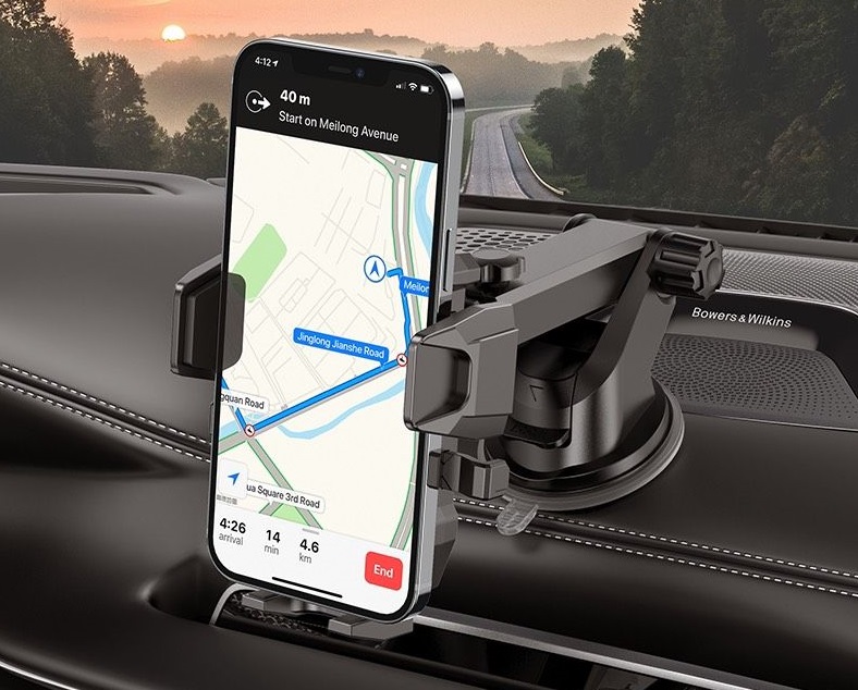 Giá đỡ, kẹp điện thoại thông minh đế hít được trên taplo, kính ô tô OLAPLE - hàng nhập khẩu