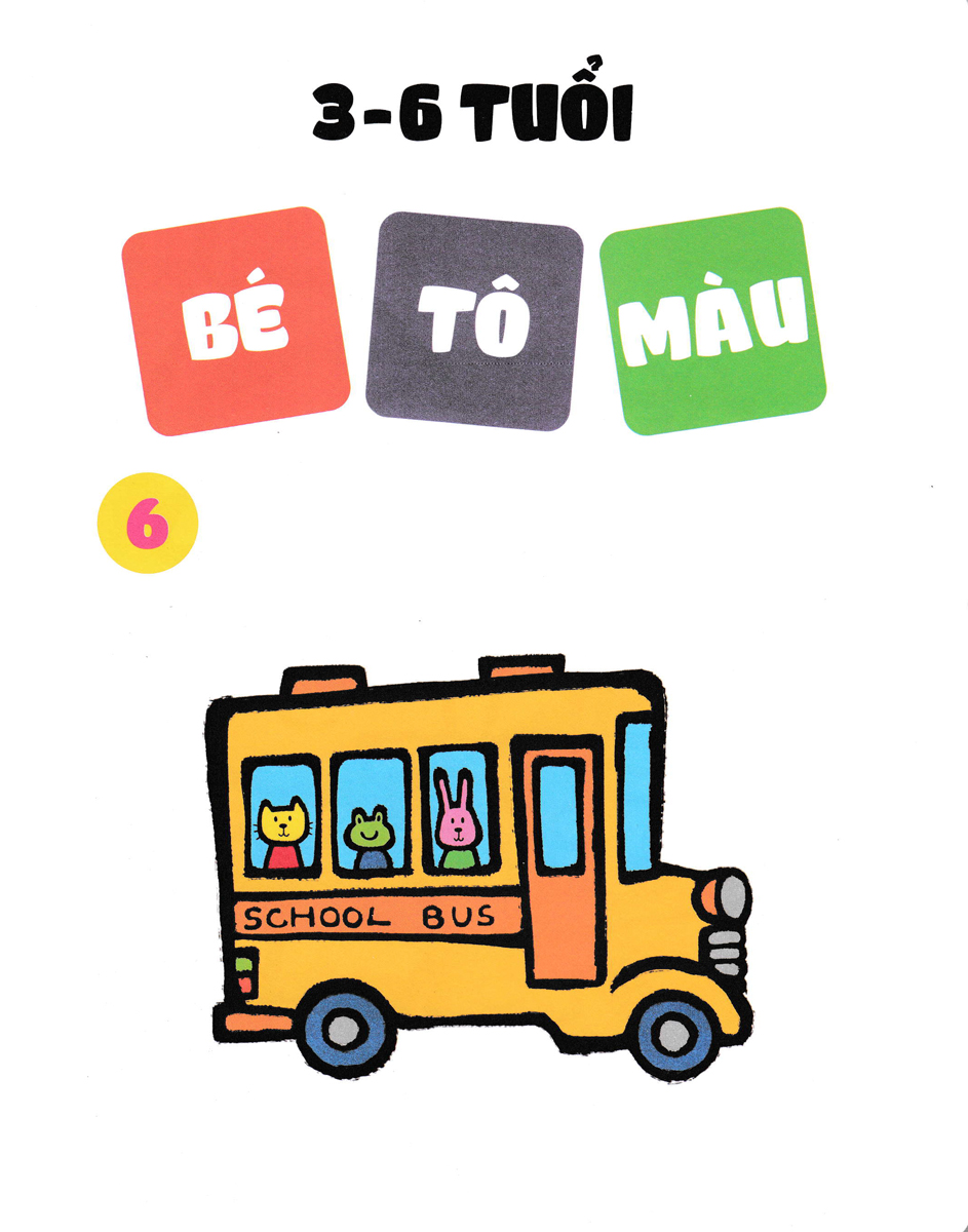 Combo 3-6 Tuổi - Bé Tô Màu: Quyển 5+6+7+8 (Bộ 4 Cuốn - ND)