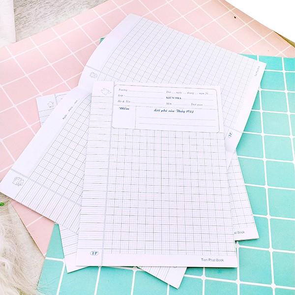 Combo 30 tờ giấy kiểm tra học sinh giấy dày không lem