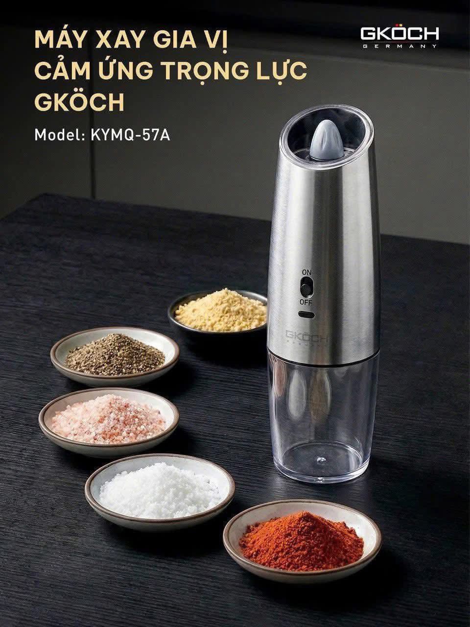 MÁY XAY GIA VỊ CẢM BIẾN GKÖCH KYMQ-57A hàng chính hãng