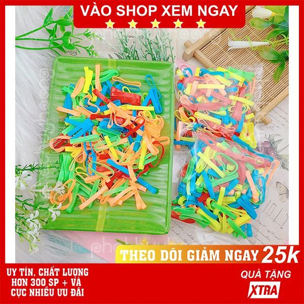 Túi 50gr chun buộc tóc nhiều màu ✓Dây thun ✓Dày đẹp