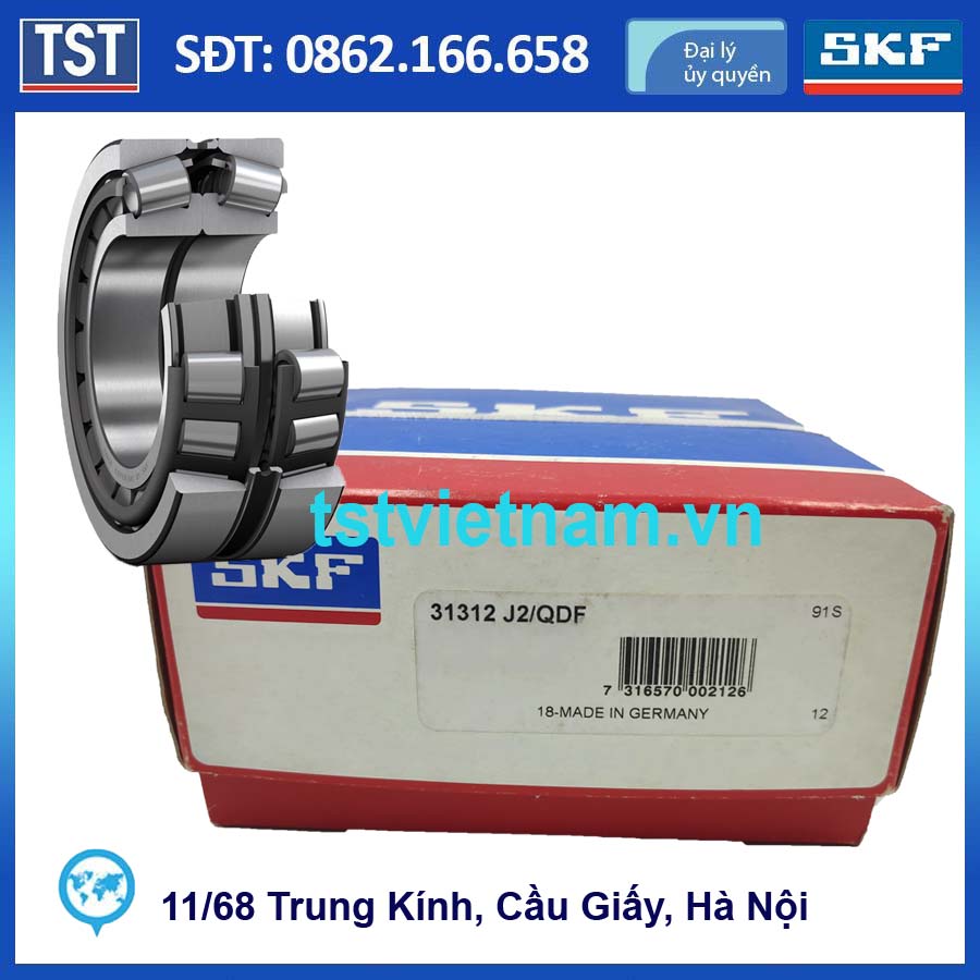 Vòng bi bạc đạn SKF 31312 J2/QDF