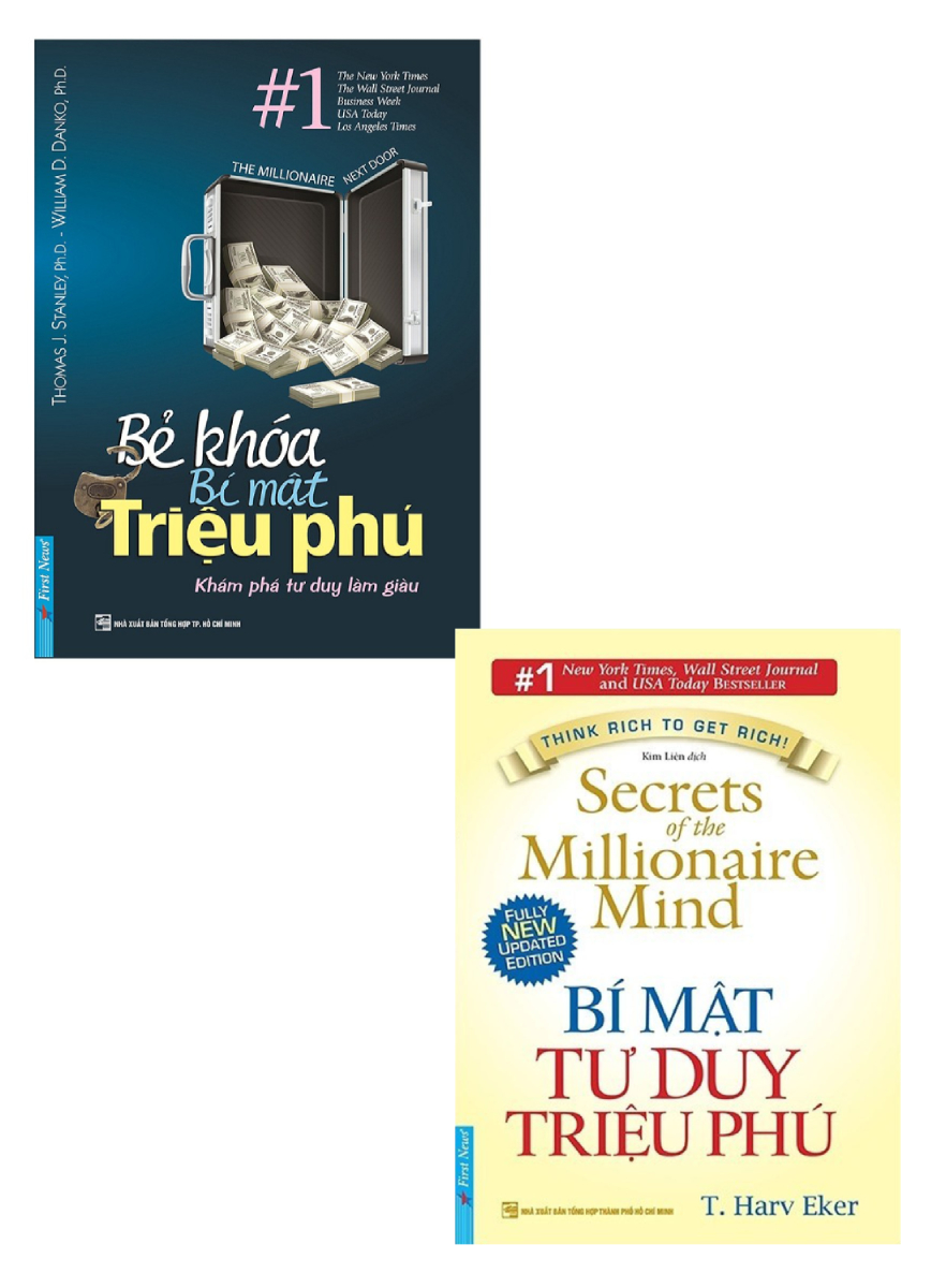 	Combo Bí Mật Tư Duy Triệu Phú + ​Bẻ Khóa Bí Mật Triệu Phú (Bộ 2 Cuốn) _FN