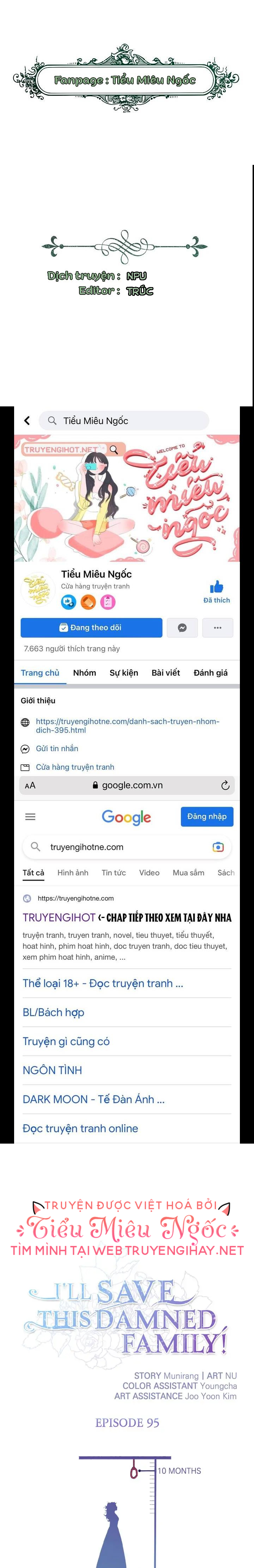 tôi sẽ cứu lấy gia tộc sắp sụp đổ chapter 95 1