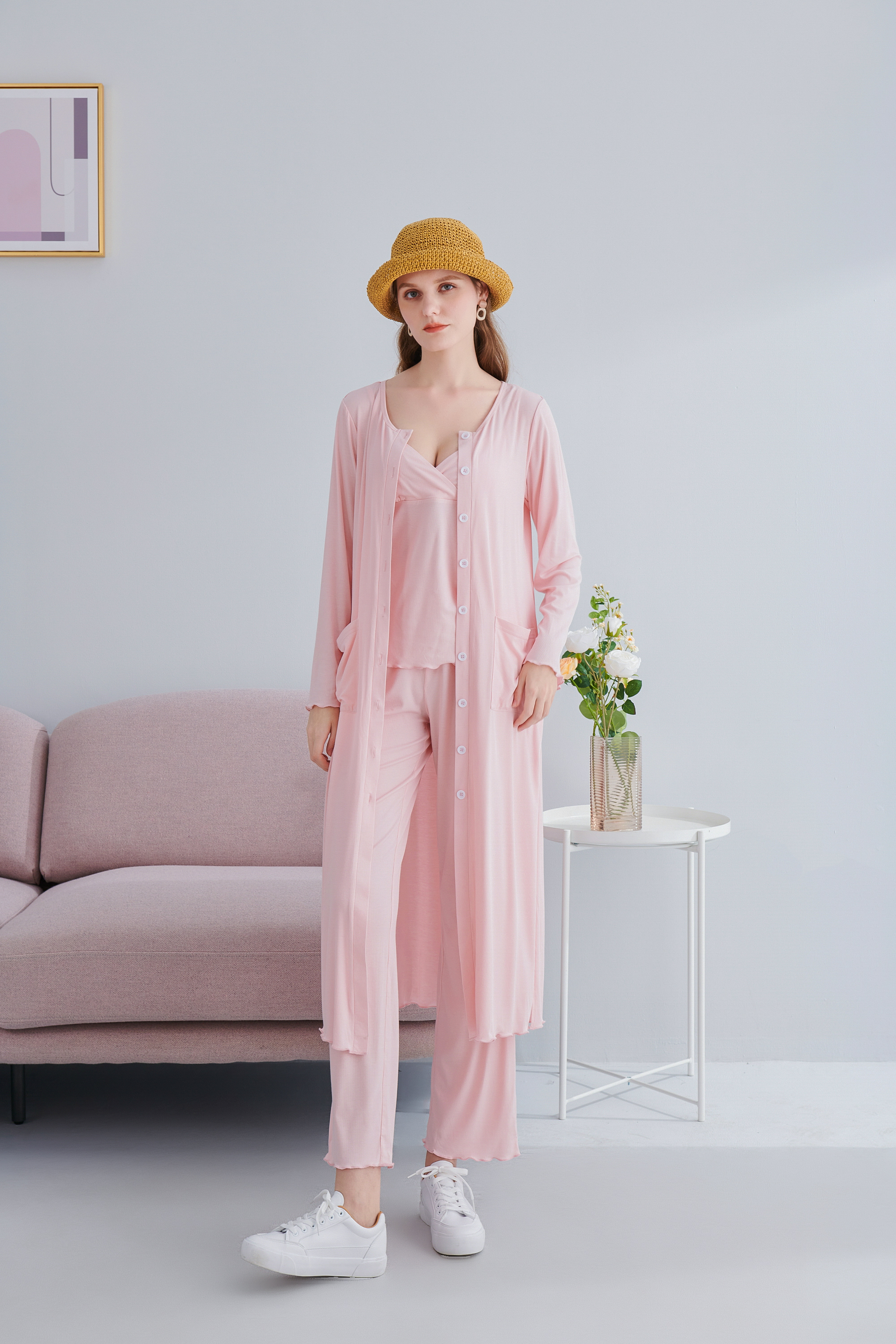 Pijama Bầu Sau Sinh Hàng Đẹp Cao Cấp, Siêu Mềm, Mịn, Mát, Thấm hút mồ hôi, Sảng khoái mát mẻ cho mẹ bầu giai đoạn trước và sau sinh mùa hè