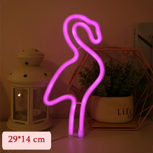 Đèn LED Neon trang trí phòng ngủ, quán dùng pin + USB
