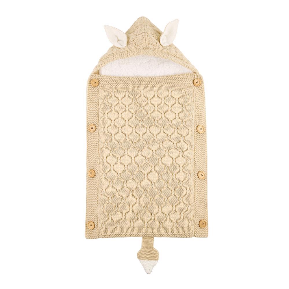 Trẻ Sơ Sinh Xe Đẩy Túi Ngủ Cho Bé Bao Dệt Kim Đầm Footmuff Tập Đi Slaapzak Kid Sleepsack Trẻ Sơ Sinh Đan Ngủ Giường Bao