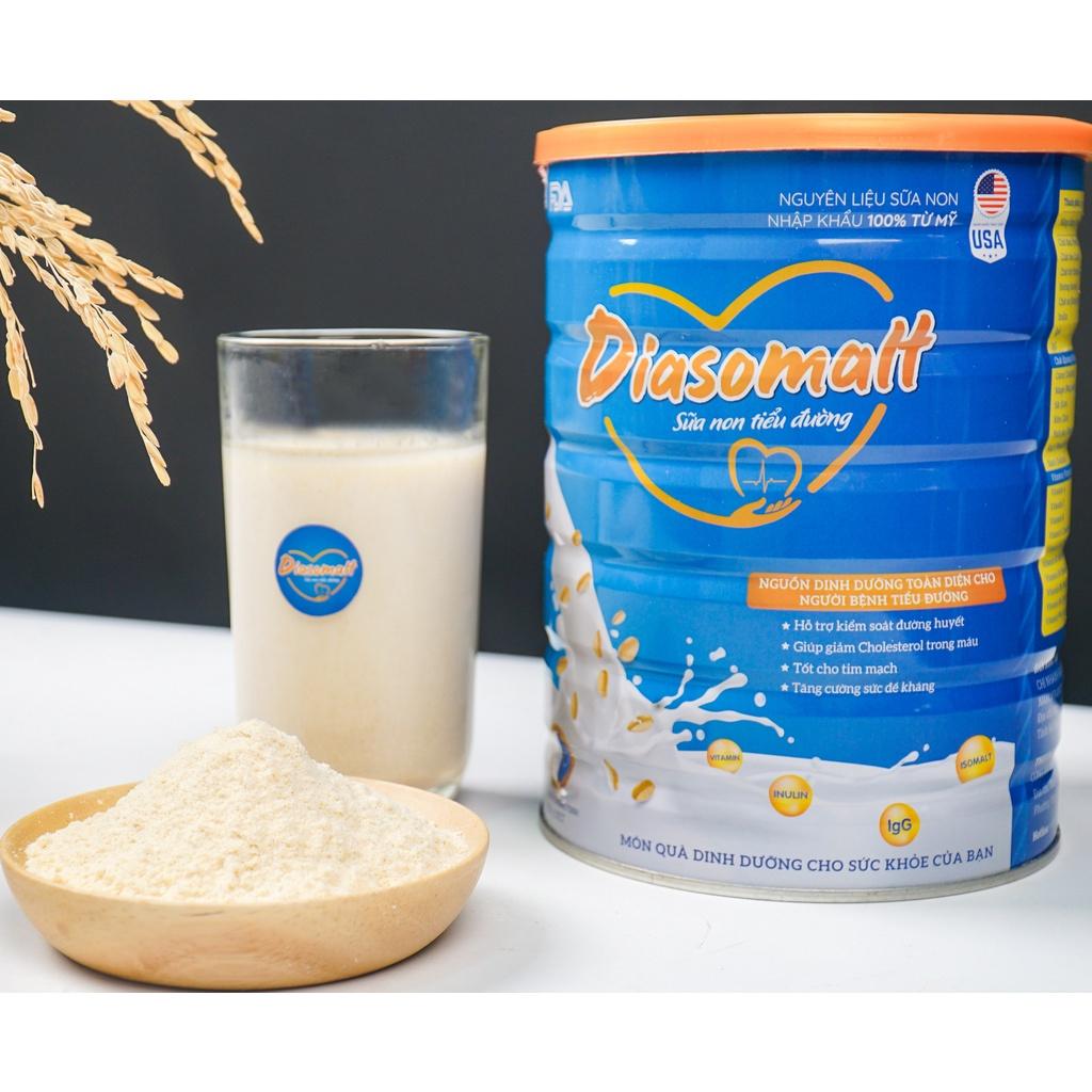 Sữa non tiểu đường Diasomalt 850g - Dinh dưỡng cho người tiểu đường - Ổn định đường huyết
