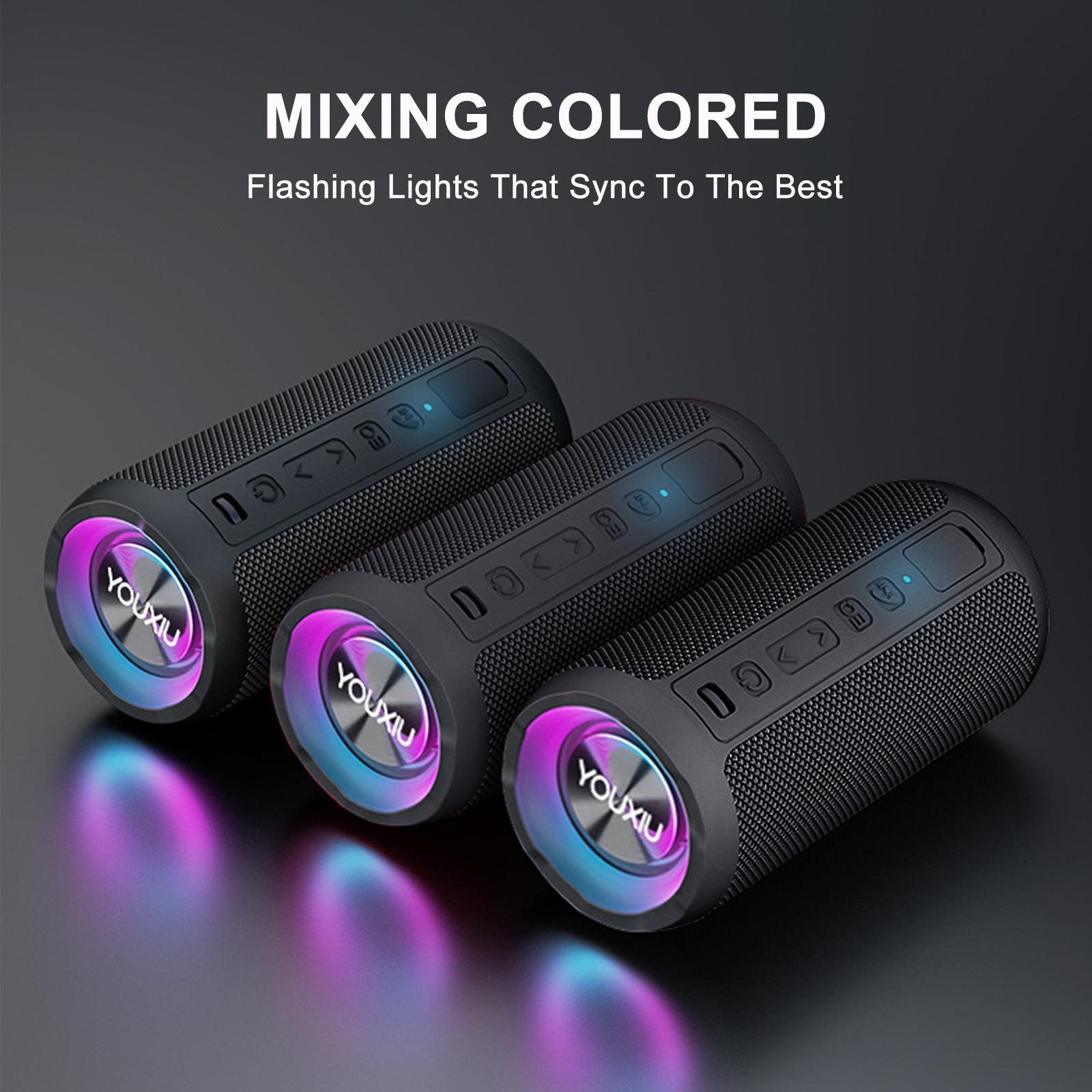 Loa bluetooth di động bạn ipx7 không thấm nước 20 giờ chơi loa siêu trầm TWS 20W âm thanh nổi xung quanh loa không dây ngoài trời