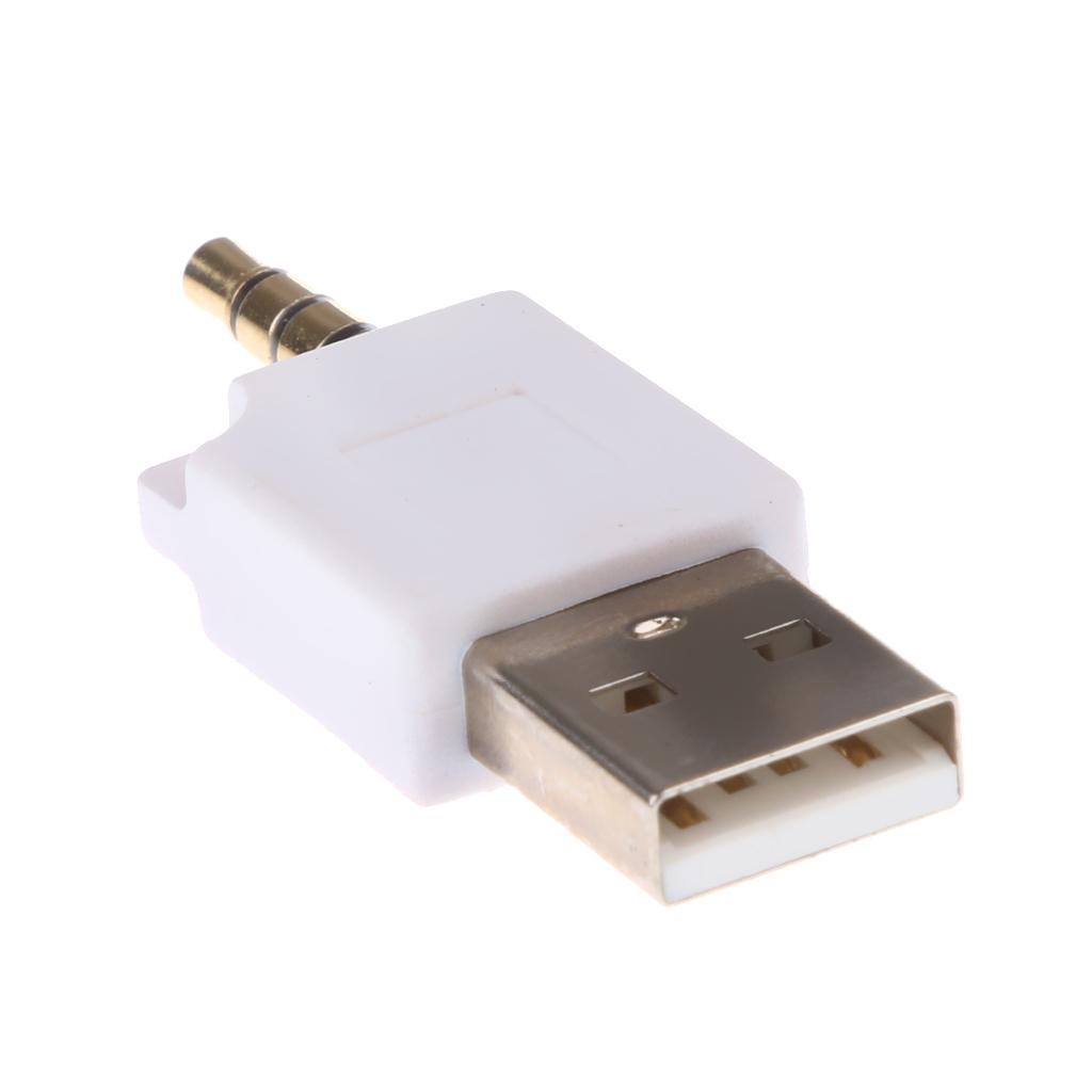 Portable USB 2.0 to 3.5mm Adapter for Apple iPod Shuffle 1st 2nd Generation