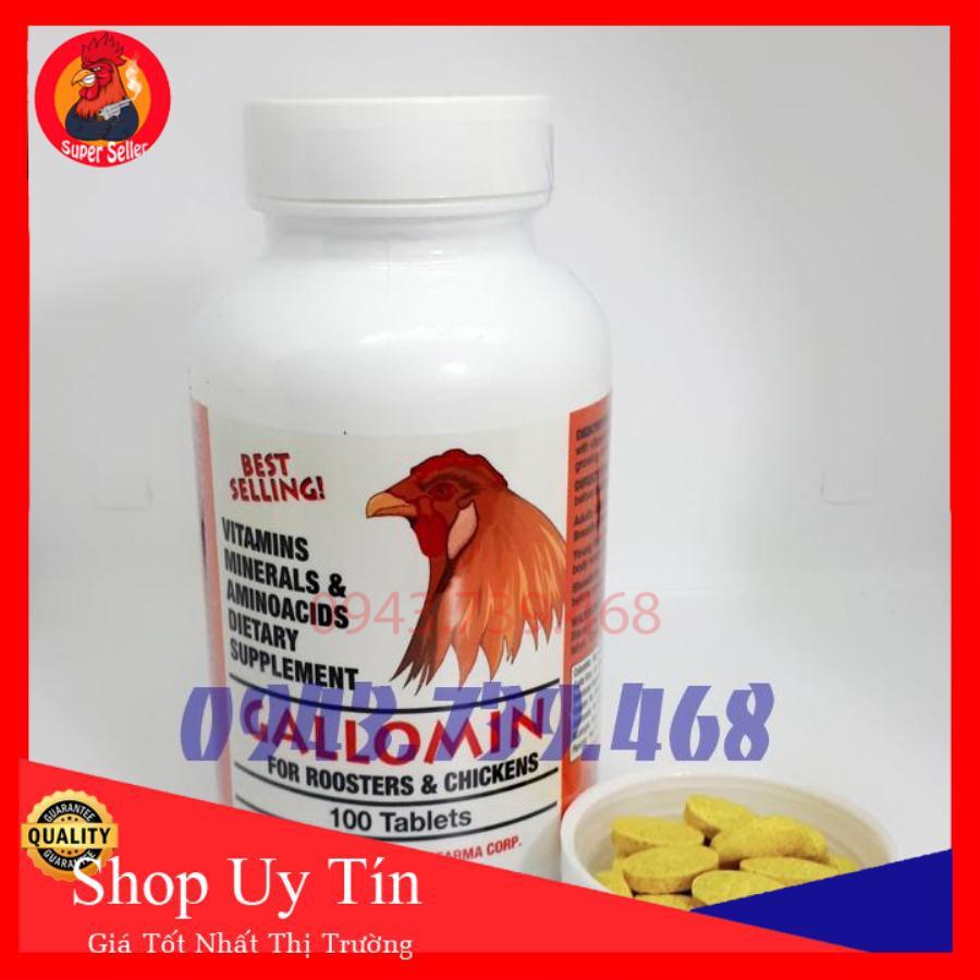 Gallomin Dinh Dưỡng Nuôi Chiến Kê Chế Độ Đá Thay Mồi