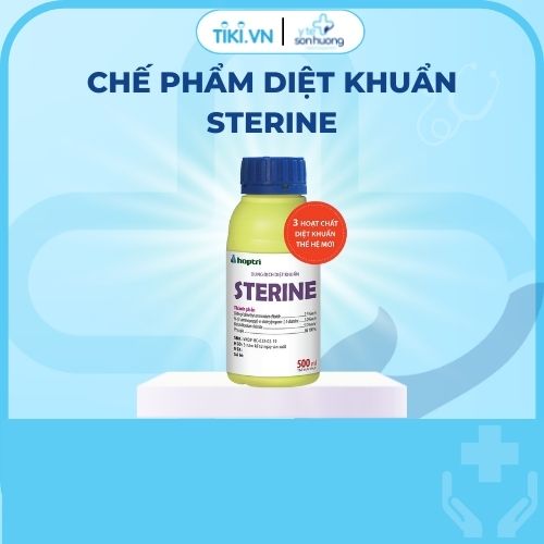 Dung dịch khử trùng sát khuẩn gia dụng và y tế Sterine