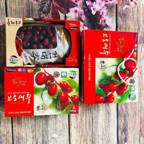 Táo đỏ Hàn Quốc sấy khô Loại 1 Đảm bảo Hàng Mới không Mối Mọt