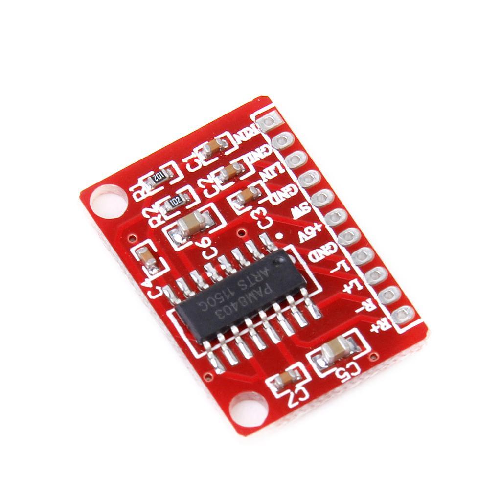 8- 1pc 2 Channel 3W PAM8403 Audio Amplifier Board 5V USB Power