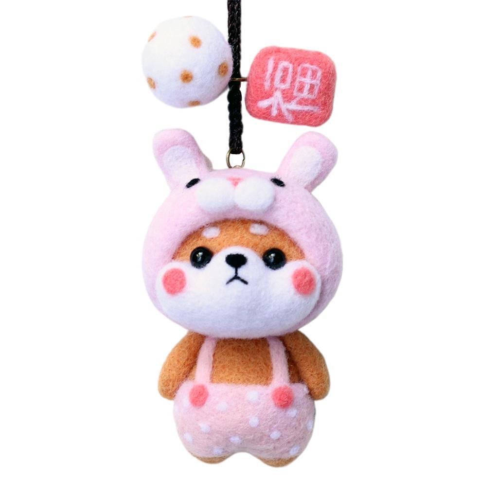 DIY Lovely Animal Felting Kit for Beginners Kids Rabbit