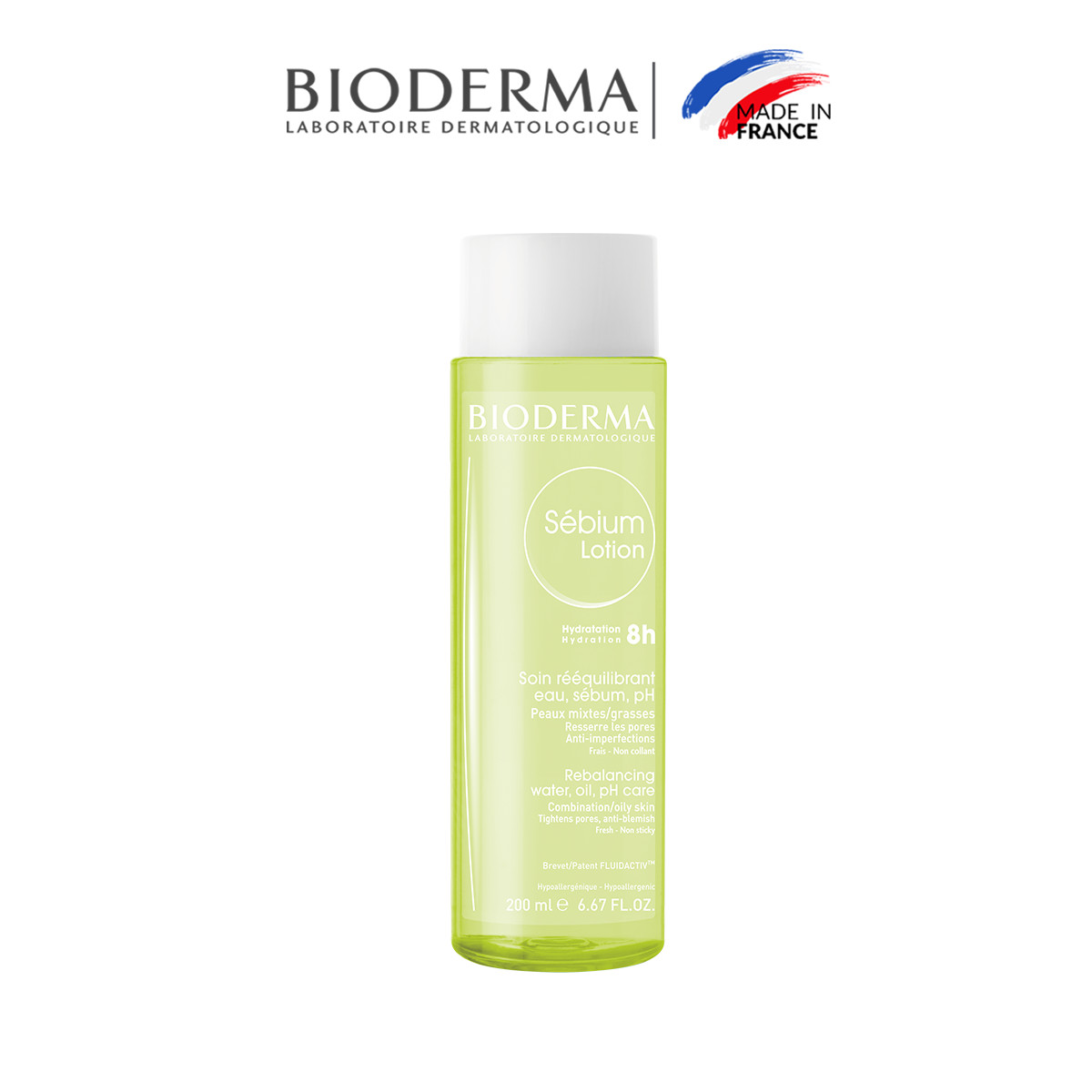 Nước hoa hồng Bioderma Sebium Lotion - 200ml