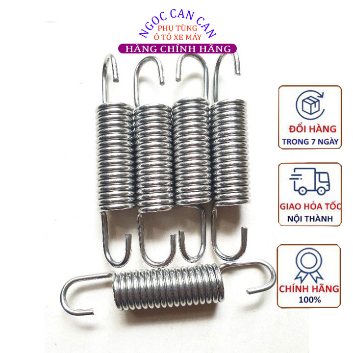 Lò xo inox  gắn chân chống giữa xe máy ( 8cm)