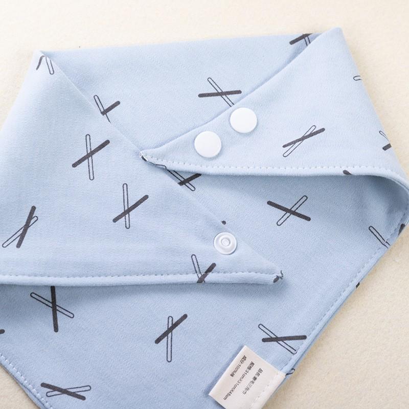 Khăn yếm tam giác cho bé sơ sinh, yếm dãi quàng cổ, vải cotton thấm hút, dày dặn