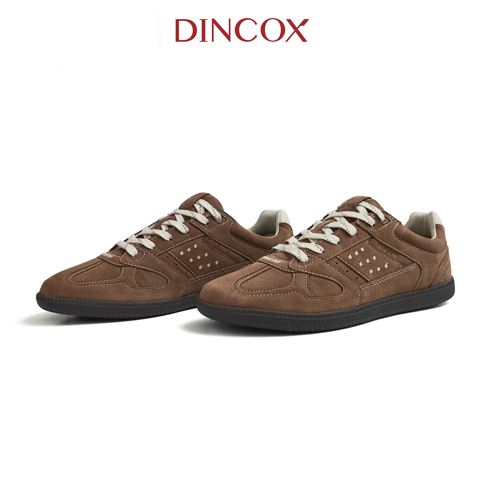 [NEW ARRIVAL] Giày Sneaker Nam Nữ Da Suede Cao Cấp Dincox Shoes DC50 RUSTY