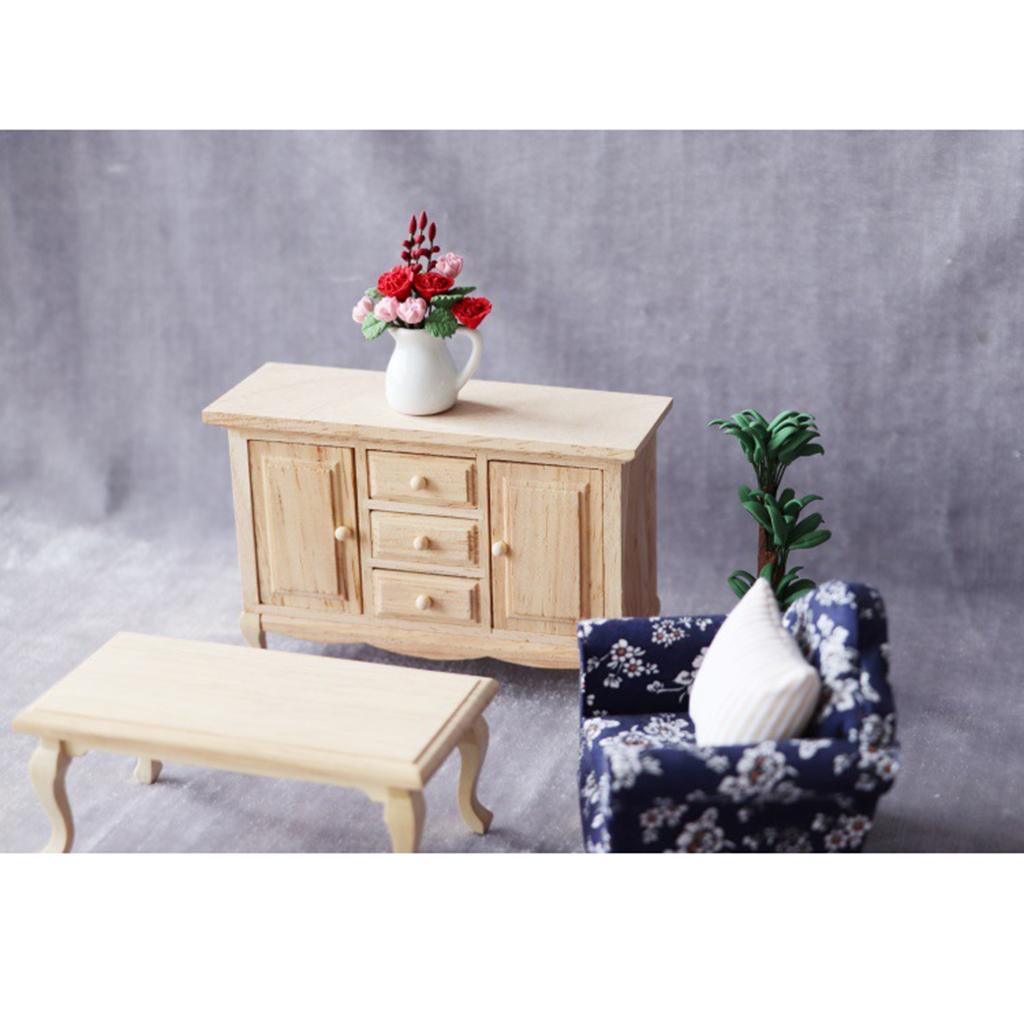 1:12 Dollhouse Cabinet Dollhouse Accessories Dollhouse Living Room Decor