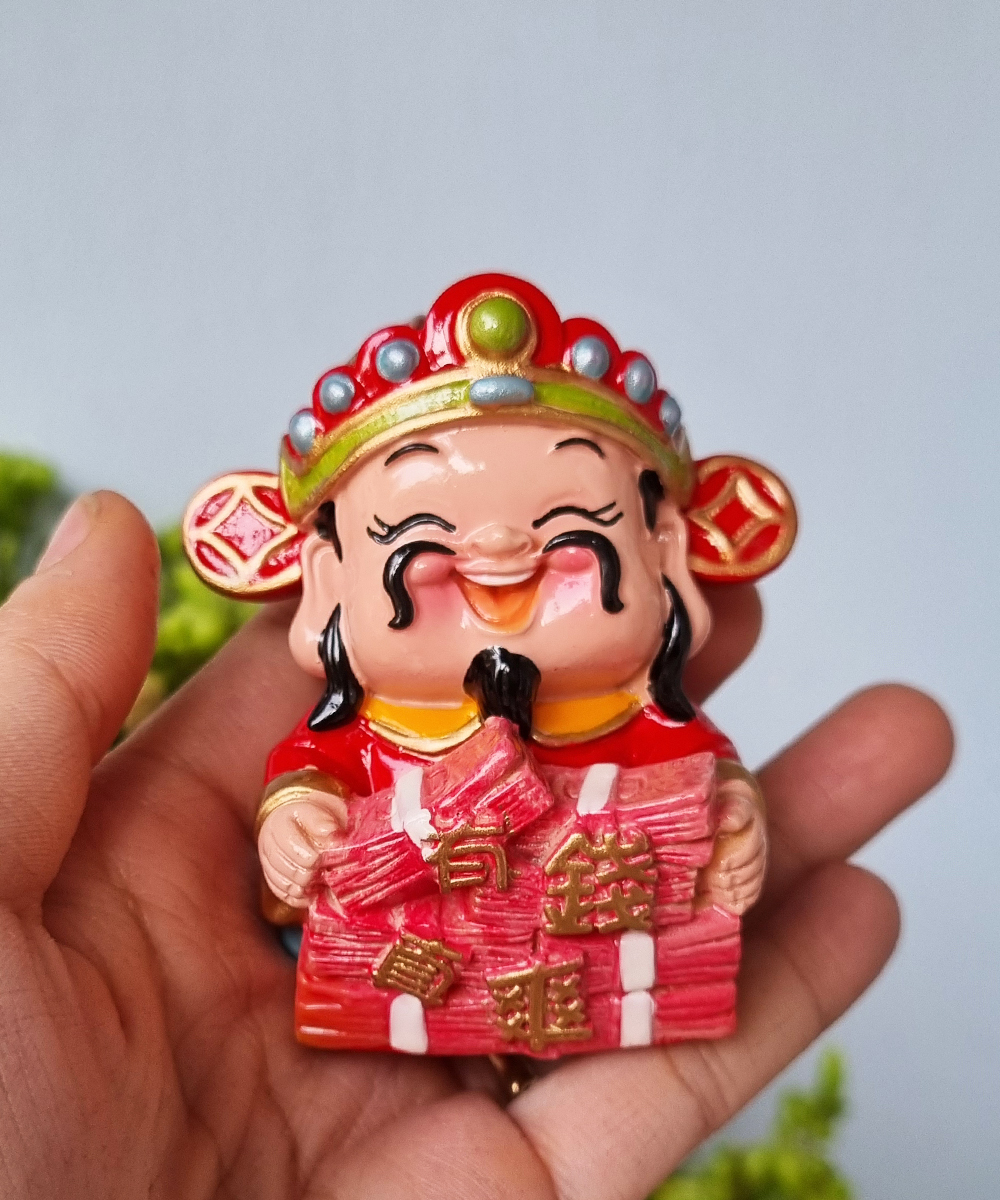 Tượng Thần Tài 7cm ôm xấp tiền