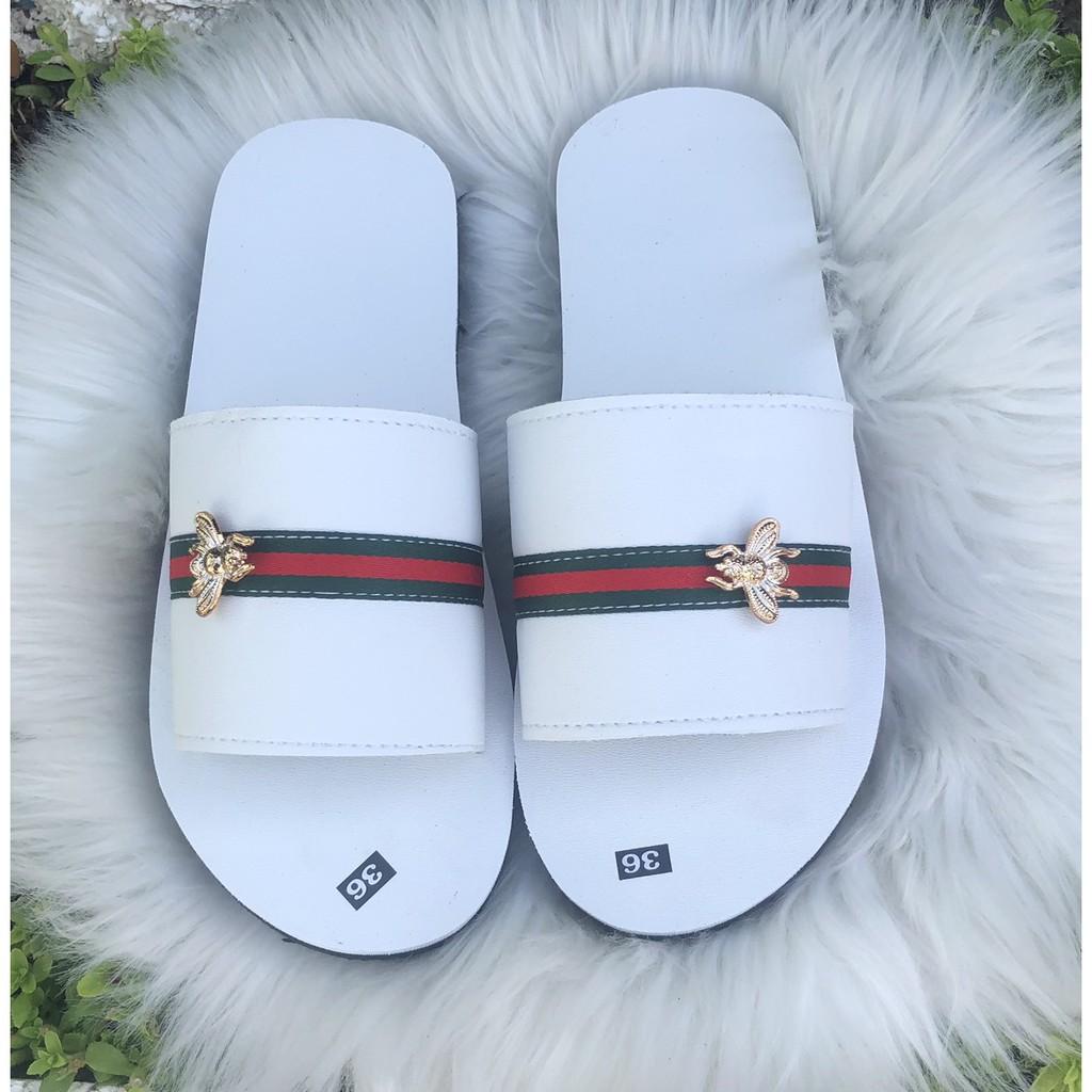 sandal đồng nai ( dép quai ngang nam nữ ) đế trắng quai ngang trắng size từ 34 đến 42 đủ màu đủ size