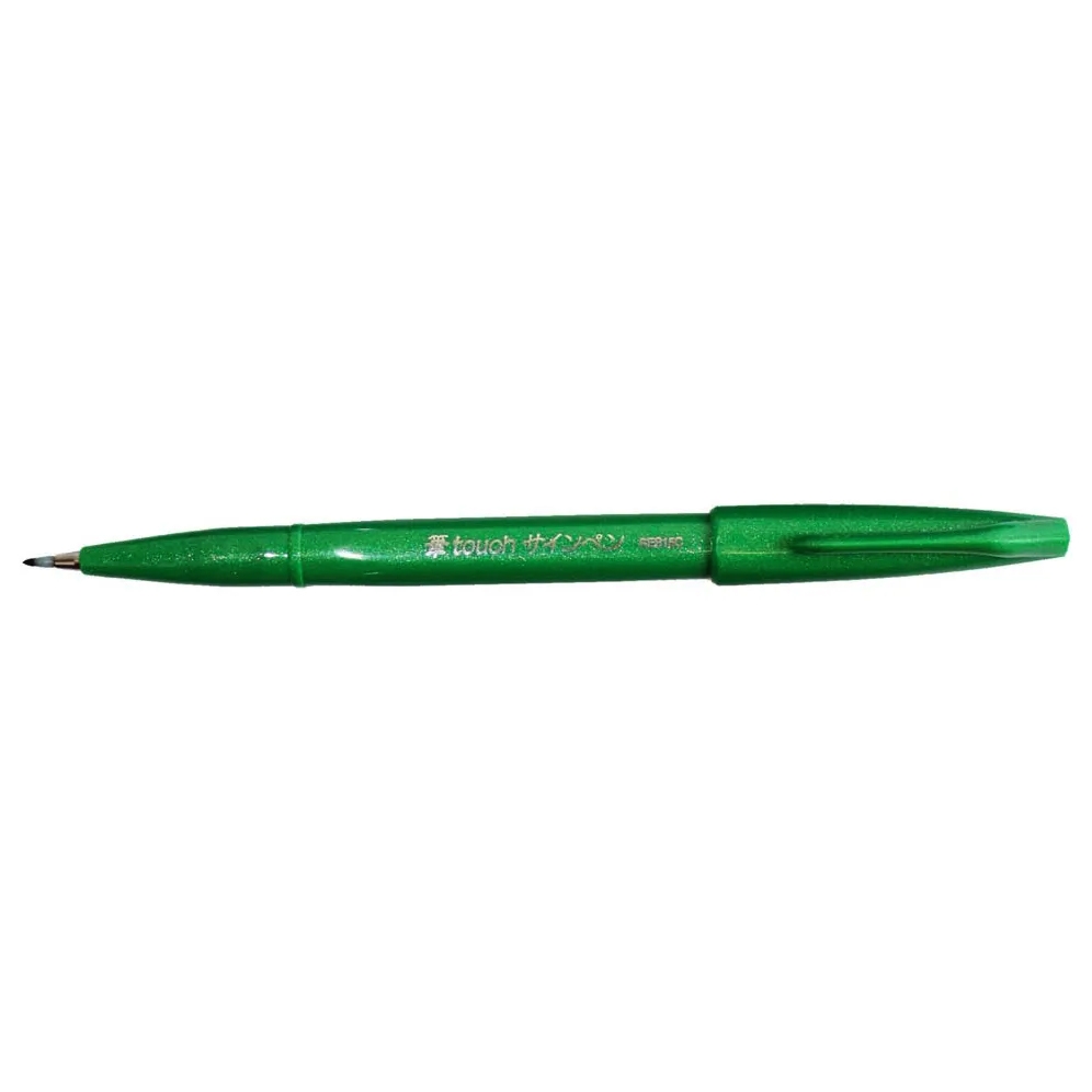 Bút Lông Màu Nước Pentel TOUCH-SES15C_D - Xanh Lá