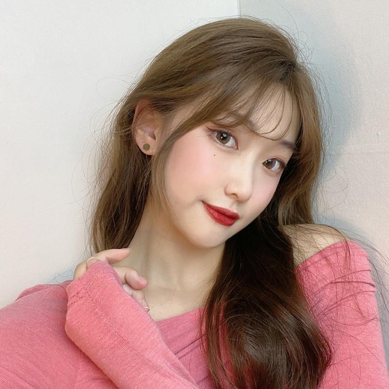 Bông tai nữ thiết kế hình học màu vàng màu đen cá tính phụ kiện trang sức