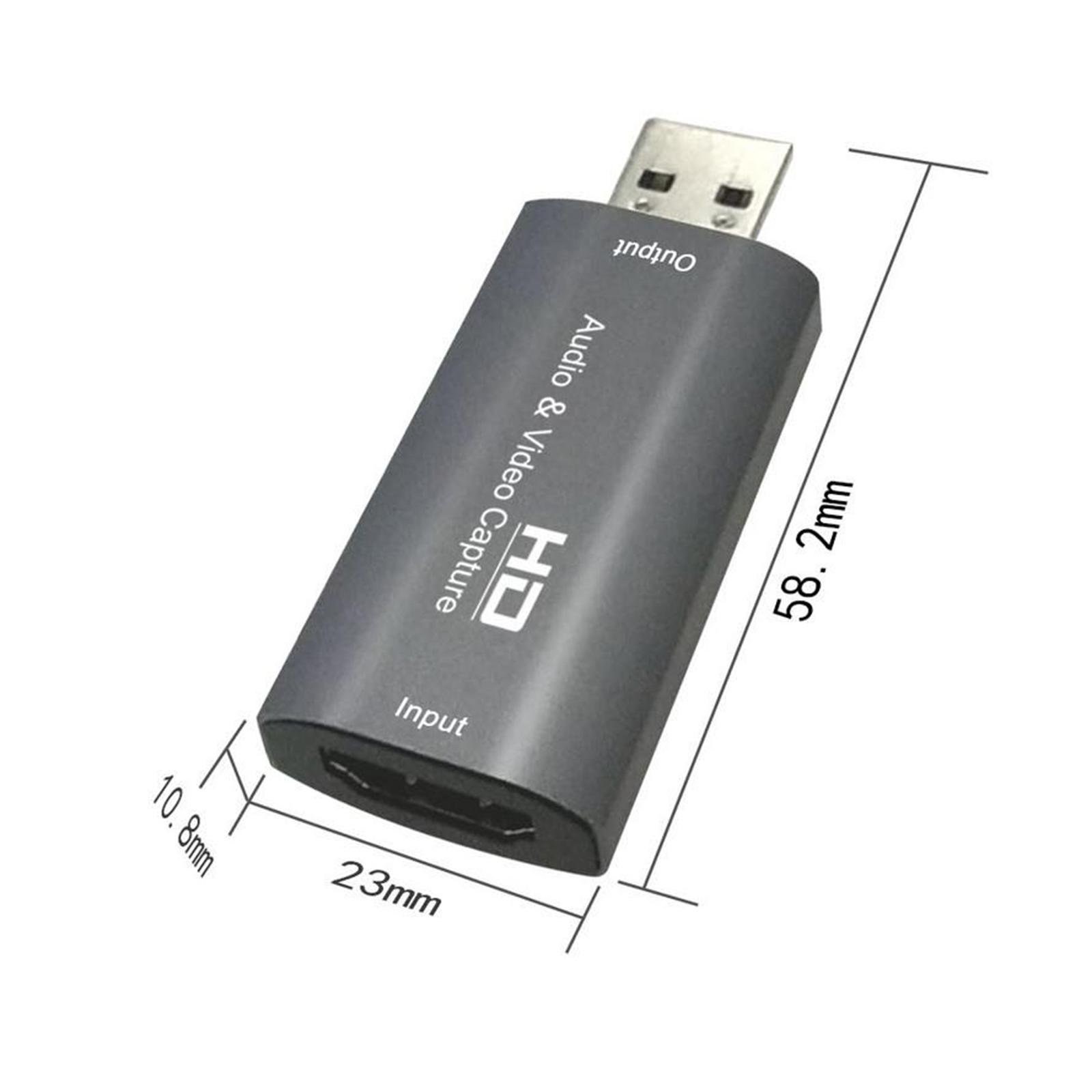 HDMI Video  Card USB 2.0 1080p HD Recorder for Video Live Streaming